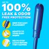 Tampax Pearl Tampons Light Absorbency with BPA-Free Plastic Applicator and LeakGuard Braid, Unscented, 50 Count view 2