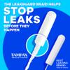 Tampax Pearl Tampons Light Absorbency with BPA-Free Plastic Applicator and LeakGuard Braid, Unscented, 50 Count view 3