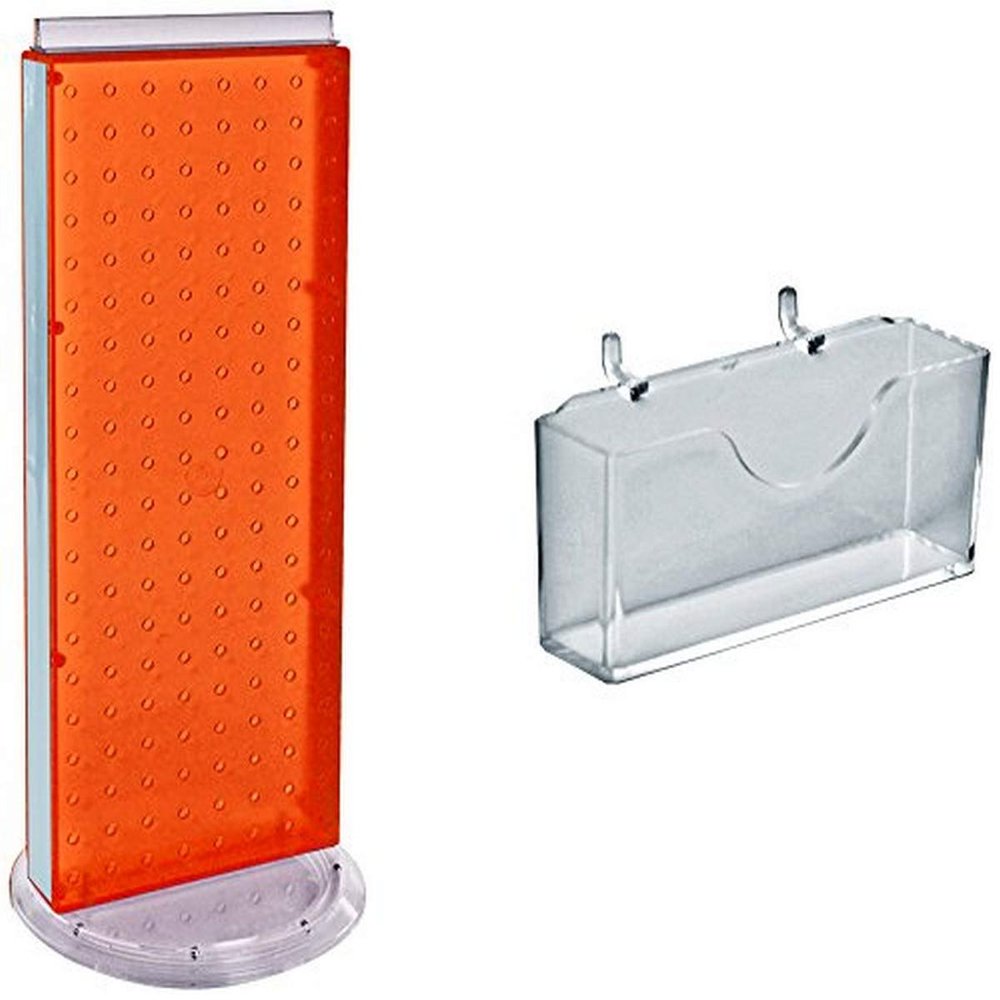 Azar Displays 700505-ORG Counter Gift Card Holder with 20 pockets, Orange