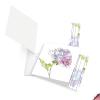 The Best Card Company - 12 Assorted Blank Note Cards (4 x 5.12 Inch) - Boxed All Occasion Notecards Bulk (4 Designs, 3 Each) - Basic Blooms MQ4627OCB-B3x4 view 3