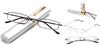 2 Packs - Pocket Readers Tube Reader in Case Silver Reading Glasses +2.50 view 2