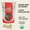 Anna and Sarah Organic Dried Goji Berries, 2 Lbs in Resealable Bag view 3