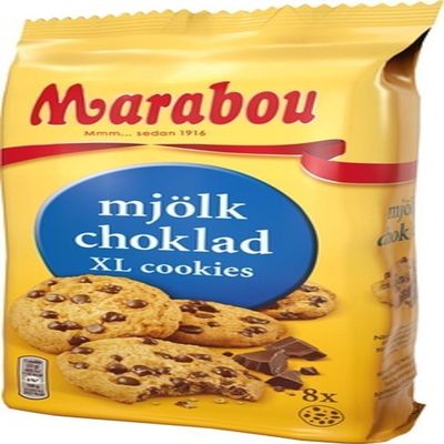 10 Bags x 184g of Marabou Mjolkchoklad - Original - Swedish - Milk Chocolate - Biscuits - Cookies