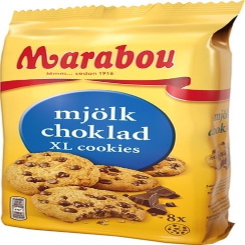 10 Bags x 184g of Marabou Mjolkchoklad - Original - Swedish - Milk Chocolate - Biscuits - Cookies