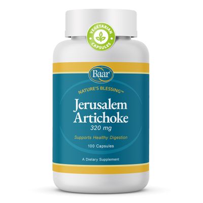 Baar Jerusalem Artichoke, 320 mg, 100 Capsules