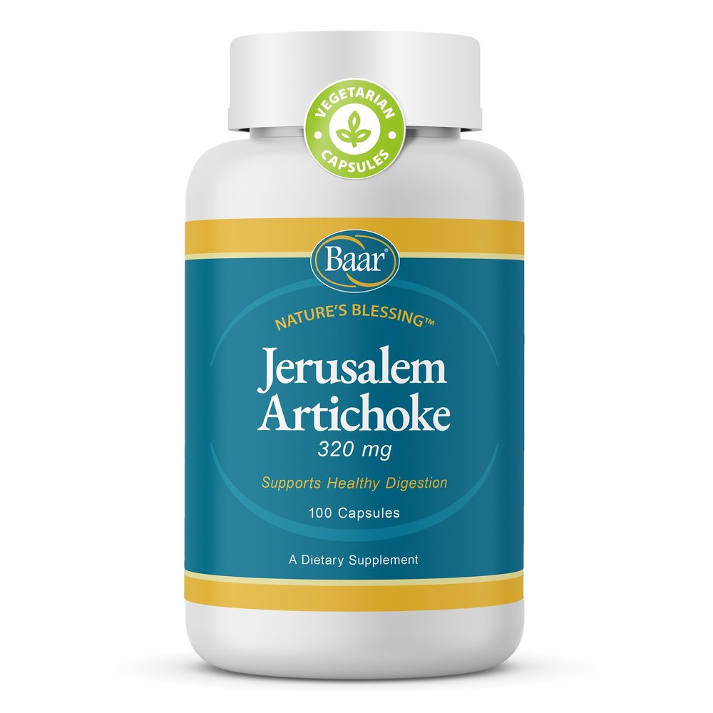 Baar Jerusalem Artichoke, 320 mg, 100 Capsules