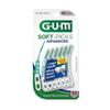 GUM Soft-Picks Advanced, Easy to Use Dental Picks for Teeth Cleaning Health, Disposable Interdental Brushes with Convenient Carry Case, Dentist Recommended Dental Picks, 90 Count view 2