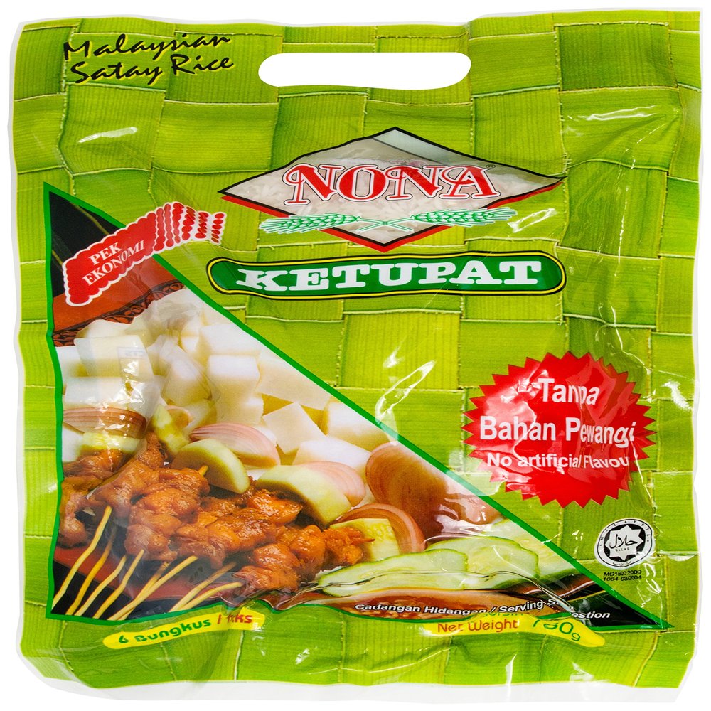 Nona Ketupat Malaysian Satay Rice 780g (1 Pack)