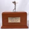 Golfer Memorial Urn (Cherry) view 1