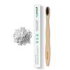 Primal Life Organics - Charcoal Toothbrush, Made with Charcoal & Bamboo, Biodegradable, BPA-Free, Perfect for Kids & Adults, Recyclable, Gently Massages Gums & Teeth, Zero Waste Toothbrush, (1-Pack) view 1