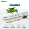 Primal Life Organics - Charcoal Toothbrush, Made with Charcoal & Bamboo, Biodegradable, BPA-Free, Perfect for Kids & Adults, Recyclable, Gently Massages Gums & Teeth, Zero Waste Toothbrush, (1-Pack) view 4