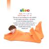 Sanho Premium Sensory Sock, Updated Version, Small, 35" L x 20" W, Good for Height:Up to 47" Orange view 2