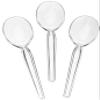 [50 Count] Settings Plastic Clear Soup Spoons, Heavyweight Disposable Cutlery, Great For Home, Office, School, Party, Picnics, Restaurant, Take-out Fast Food, Outdoor Events, Or Every Day Use, 1 Bag view 2
