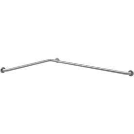 Bobrick 1-1/4" Dia. Two-Wall Tub/Shower Toilet Compart. Grab Bar, 36"W P