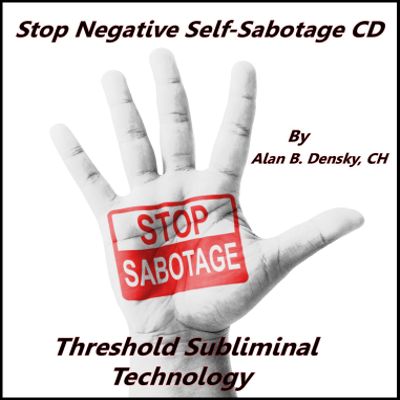 Stop Negative Self-Sabotage Threshold Subliminal with Piano Moods Music CD