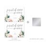 Andaz Press Peach Coral Floral Garden Party Baby Shower Collection, Baby Shower Game Scratch Cards, 30-Pack view 2