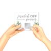 Andaz Press Peach Coral Floral Garden Party Baby Shower Collection, Baby Shower Game Scratch Cards, 30-Pack view 3