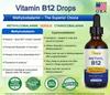 aSquared Nutrition Vitamin B12 Sublingual Liquid Drops - 5000 MCG Supplement with Methylcobalamin (Methyl B-12) - Max Absorption B 12 to Increase Energy - Vegan Friendly - 2 fl oz view 3