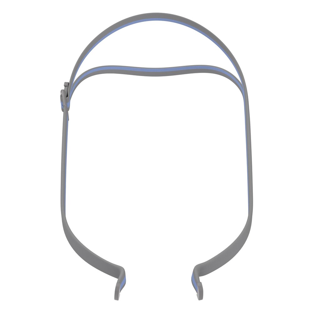 Resmed AirFit P10 Headgear with Clip - Replacement CPAP Headgear - Frame System & Nasal Pillows Cushion Not Included - Blue