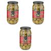 3 Pack Of Tassos All Natural Double Stuffed Jalapeno And Garlic Super Mammoth Olives (3X35.27 oz.) view 1