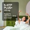 NatureWise 5-HTP 200mg Supplement from Griffonia Seeds with Cofactor Vitamin B6 - Mood Support and Natural Sleep Aid for Adults - Delayed-Release, Vegan - 60 Count[2-Month Supply] view 2