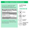 NatureWise 5-HTP 200mg Supplement from Griffonia Seeds with Cofactor Vitamin B6 - Mood Support and Natural Sleep Aid for Adults - Delayed-Release, Vegan - 60 Count[2-Month Supply] view 4