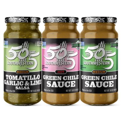505 Southwestern Salsa & Sauce Sampler 16oz Jar (Variety Pack of 3)