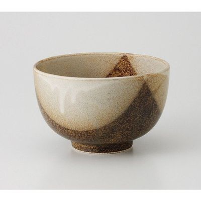 Kogawa Three Way Kake, 4.8 Natsume Bowl, 5.8 x 3.5 inches (14.7 x 9 cm), 20.4 oz (580 g), Bowl, Restaurant, Inn, Udon, Buckwheat Ramen, Japanese Tableware, Restaurant Commercial Use