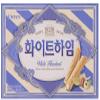 Crown Cream Filled Wafer Cookies with Hazelnut 142g (White, 3 Pack)