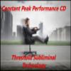 Constant Peak Performance Threshold Subliminal with Piano Moods Music CD view 1