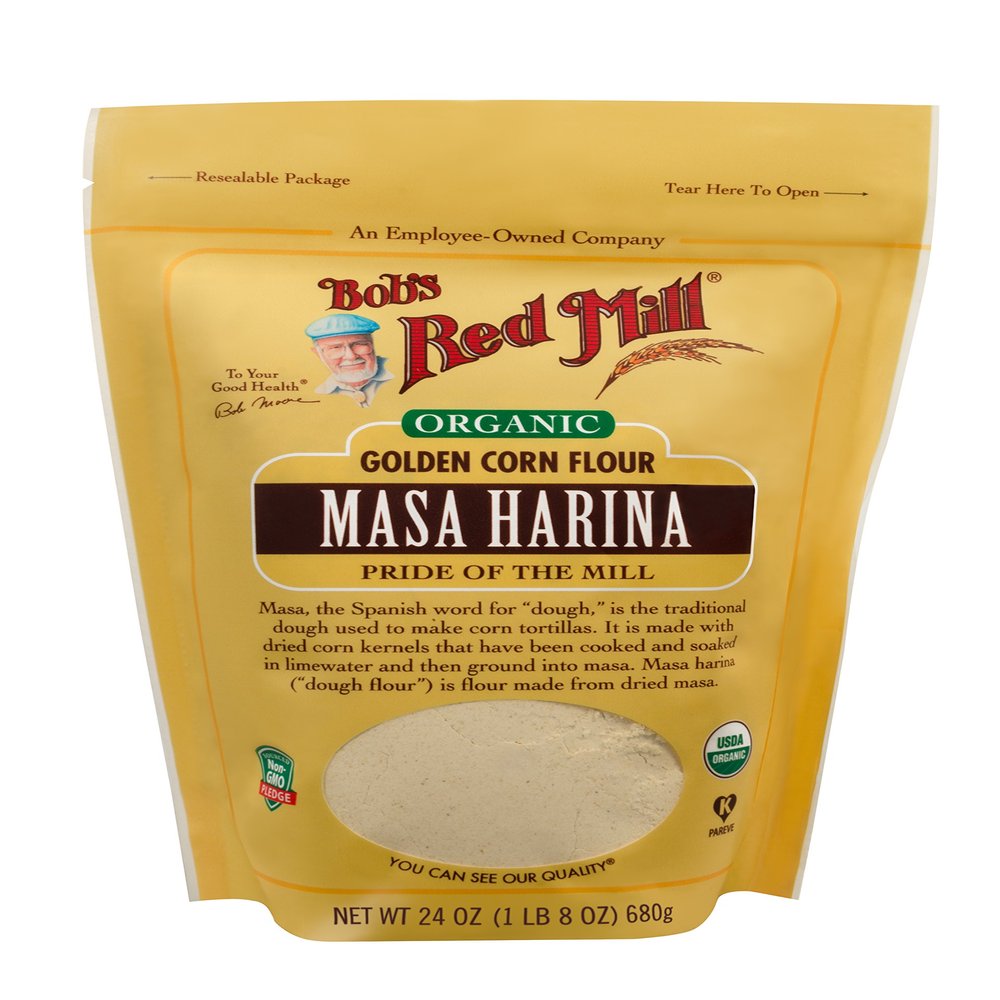 Bob's Red Mill Organic Masa Harina Flour, 24oz (Pack of 1) - Non GMO, Vegan, Kosher