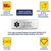 Divoti Custom Engraved Medical Alert ID Bracelet for Men & Women | 316L Stainless Steel Medical ID Jewelry | Black Caduceus with Buckle Clasp Mesh Chain | Adjustable & Personalized Engraving view 3