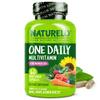NATURELO One Daily Multivitamin for Women 50+ (Iron Free) - Menopause Support for Women Over 50 - Whole Food Supplement - Non-GMO - No Soy - 60 Capsules - 2 Month Supply view 1