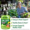 NATURELO One Daily Multivitamin for Women 50+ (Iron Free) - Menopause Support for Women Over 50 - Whole Food Supplement - Non-GMO - No Soy - 60 Capsules - 2 Month Supply view 4