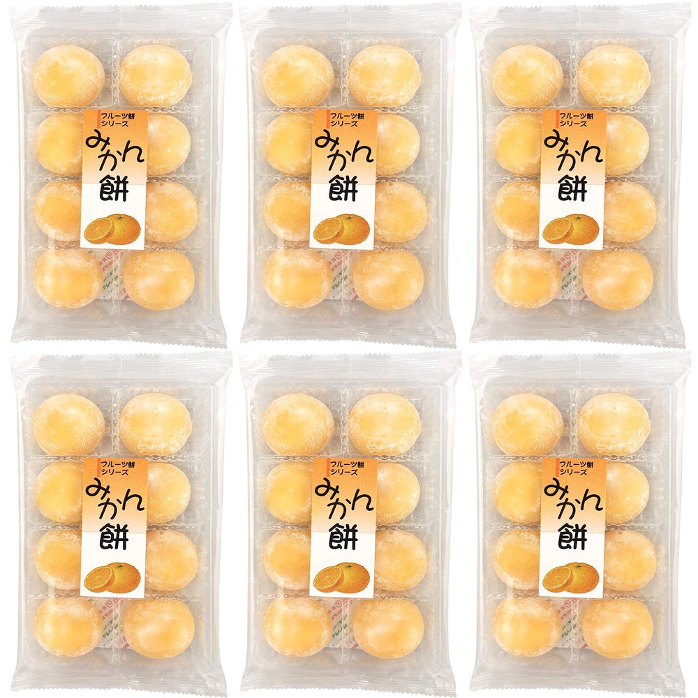 Fruits Mochi Daifuku Mikan 8.33oz/238g (6pack)
