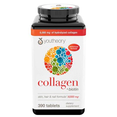 Youtheory Collagen Plus Biotin, 390 Tablets (3 Pack)