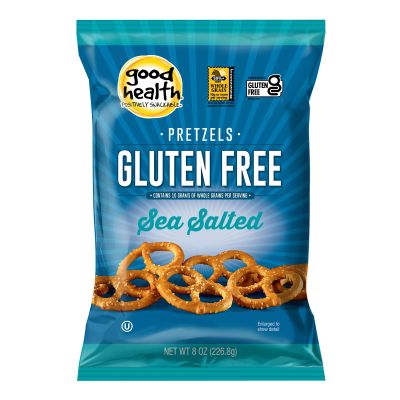 Good Health Sea Salt Flavor Pretzels, Gluten Free, Kosher, 8 Ounces (Pack Of 12)