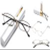 2 Packs - Pocket Readers Tube Reader in Case Silver Reading Glasses +1.25 view 2