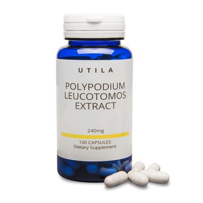 UTILA Polypodium Leucotomos Extract Supplement, 240mg, for Healthy Skin Care - Gluten Free (100)