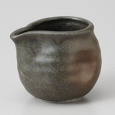 Bizen Style Soup Micro (3.1 x 2.6 x 2.4 inches (8 x 6.7 x 6.2 cm), 8.1 fl oz (230 cc), 3.5 oz (100 g), Soup Sauce Pot, Restaurant, Commercial Use