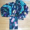 5PCS 8 Inch and 5PCS 10Inch Reusable Washable Charcoal Bamboo Menstrual Pads Sanitary Pads+1 Wet Bag view 2