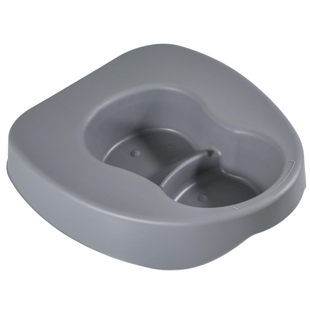 Vakly Heavy Duty Large Bariatric Bedpan  Wide Smooth Contoured Stackable Bed Pan - for Bed-Bound/Bedridden Patient for Women & Men -15 Inches Long by 13 Inches Wide - Weight Capacity 450 lb