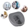 Vakly Heavy Duty Large Bariatric Bedpan  Wide Smooth Contoured Stackable Bed Pan - for Bed-Bound/Bedridden Patient for Women & Men -15 Inches Long by 13 Inches Wide - Weight Capacity 450 lb view 3