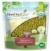 Food to Live Organic Mung Beans, 1 Pound  Non-GMO, Whole Dried Beans, Green Gram, Sproutable, Kosher, Sirtfood. Good Source of Fiber and Protein. view 1