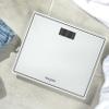 Salter Compact Digital Bathroom Scales - Toughened Glass, Measure Body Weight Metric/Imperial, Easy to Read Digital Display, Instant Precise Reading w/Step-On Feature, 15Yr Guarantee - White view 3