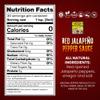 Arizona Gunslinger Red Jalapeo Pepper Sauce  Specialty 5 oz Glass Bottle | Extremely Spicy Jalapeno Peppers, Sugar Free, Pepper Plant Hot Sauce, Style Heat for Bold Food Lovers & Ultimate Challenge, Pack of 3 view 2
