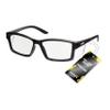 voltX 'VISION' Safety Readers, Full Lens Magnified Reading Safety Glasses (+1.5 Dioptre, Clear lens) ANSI Z87.1+ & CE EN166F - Anti fog coated UV400 lens view 1