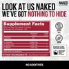 NAKED BCAAs Amino Acids Powder, Only 1 Ingredient, Pure 2:1:1 Formula, Vegan Unflavored Branched Chain Amino Acids, Instantized All Natural BCAA Supplement - 500 Grams, 100 Servings view 3