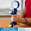 Baseline BIMS Digital 5-Position Hand Dynamometer for Grip Strength Testing and Evaluation Professional Hand Therapy, Physical Therapy, Athletic Training, Rehabilitation, Blue view 2