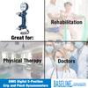Baseline BIMS Digital 5-Position Hand Dynamometer for Grip Strength Testing and Evaluation Professional Hand Therapy, Physical Therapy, Athletic Training, Rehabilitation, Blue view 3